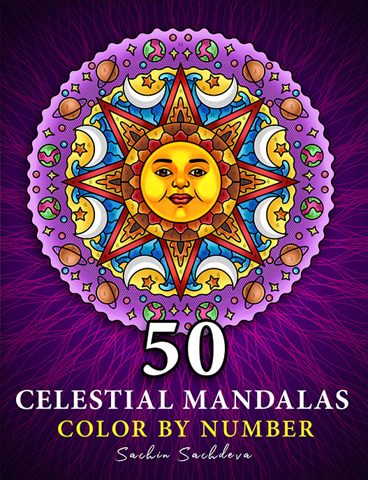 Amazing Mandala Colouring Book for Adults - Books Sun